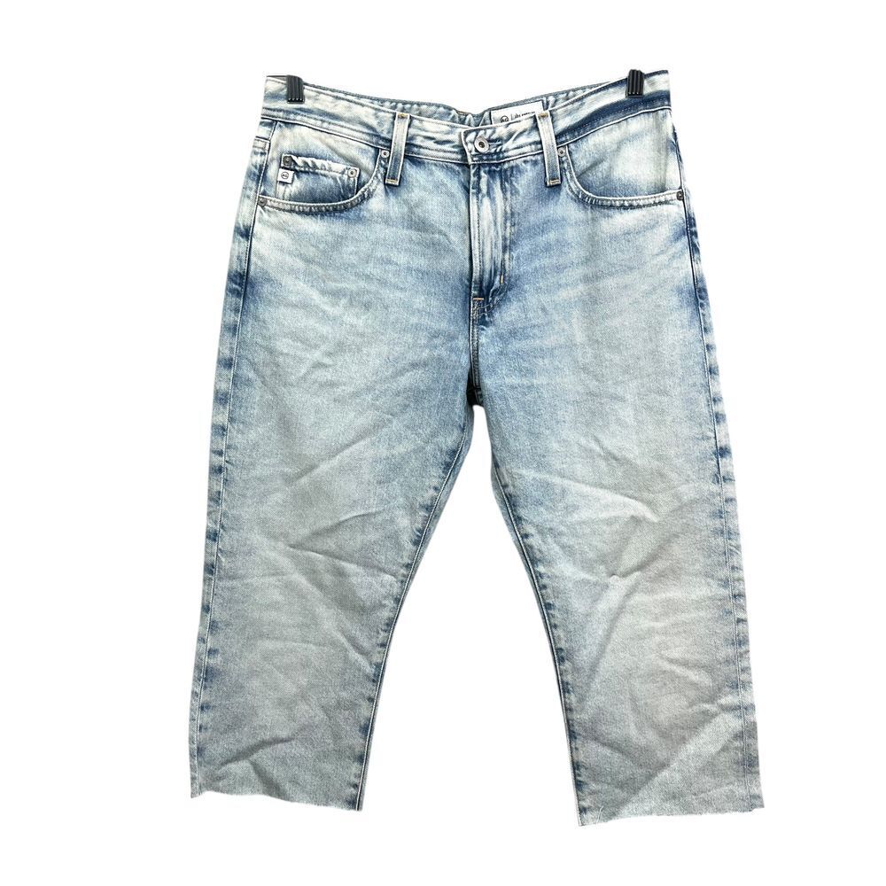 AG Los Angeles Mens Denim Jeans 5 Pocket Raw Hem Blue Light Wash Size W32*